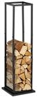 relaxdays Kaminholzregal Hohes Kaminholzregal aus Metall, BxTxH:35x35x121 cm