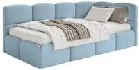 Selsey Jugendbett CLOUDY, mit Eck-Kopfteil, Lattenrost, Bettkasten und