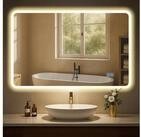 CLP Wandspiegel Jericho, Anti-Beschlag, LED-Licht, dimmbar, 3 Modi, IP44