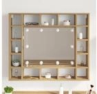 vidaXL Spiegelleuchte, Spiegelleuchten 2 pcs Wei&szlig; 4,5 x 4,5 x 4,8 cm Kunststoff