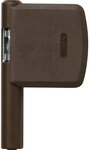 ABUS Fensterschloss Abus Scharnierseitensicherung FAS101 braun