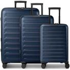 D&N Trolleyset Toronto, 4 Rollen, (3-teilig, 3 tlg), Polypropylen