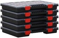 vidaXL Werkzeugbox Sortimentsk&auml;sten 10 Stk. 40x30x5 cm Polypropylen (10 St)