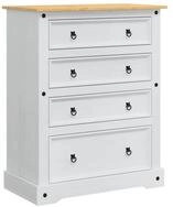 vidaXL Aufbewahrungsbox Aufbewahrungs-Truhen mit Speicher Corona Wei&szlig; 92 x 48...