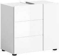 xonox.home Waschbeckenschrank Vira Waschbeckenunterschrank 2 T&uuml;ren Wei&szlig;...