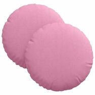 vidaXL Sitzauflage Sitzkissen 2 pcs Rosa &Oslash;30 x 13 cm Stoff, (2 St)