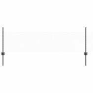 vidaXL Gartenzaun Geschwei&szlig;ter Drahtzaun 10 x 0,5 m (B x H), (1-St)