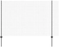 vidaXL Gartenzaun Schwei&szlig;drahtzaun mit Pfosten 10 x 1,5 m (B x H), (1-St)