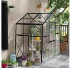 Outsunny Gew&auml;chshaus Aluminium 2,51 m&sup2; Treibhaus mit Fenster, Schiebet&uuml;r,