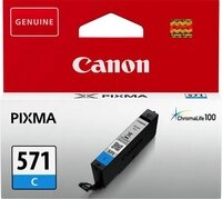 Canon Canon Druckerpatrone Tinte CLI-571 C cyan, blau Tintenpatrone