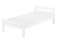 ERST-HOLZ Massivholzbett Einzelbett G&auml;stebett Massiv Buche Wei&szlig; 90 x 200 cm,...