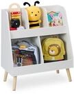 relaxdays Standregal Wei&szlig;es Kinderregal mit 5 F&auml;chern