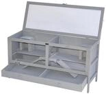 nanook Kleintierk&auml;fig Kleintierk&auml;fig Hamsterk&auml;fig Grau 92 x 34 x 48 cm