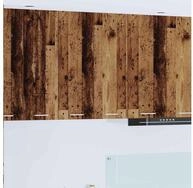 vidaXL H&auml;ngeschrank H&auml;ngeschrank mit Speicher Altholz 60 x 31 x 80 cm...