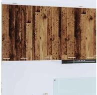 vidaXL H&auml;ngeschrank H&auml;ngeschrank Altes Holz und Wei&szlig; 50 x 31 x 80 cm...