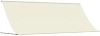 vidaXL Markise Markise Einziehbar Creme 350x150 cm Stoff und Stahl (1-St)