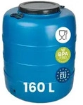 Garronda Regentonne 160 L Weithalsfass aus HDPE Kunststofffass und...