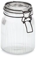 Zeller Present Vorratsglas Vorratsglas m. B&uuml;gelverschluss, Glas/Metall, 1000...