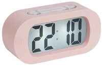 Karlsson Uhr Wecker Gummy Rubberized Soft Pink
