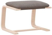 vidaXL Polsterhocker Fu&szlig;hocker Taupe 51x41x40 cm Stoff (1 St)