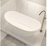 Bernstein Badewanne BELLAGIO 2.0 Wei&szlig; gl&auml;nzend 170 x 78 cm, Freistehende...