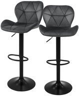 ML-DESIGN Barhocker Gepolsterter Barstuhl mit R&uuml;ckenlehne und Fu&szlig;st&uuml;tze,...