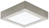 EGLO Aufbauleuchte Fueva 1, Leuchtmittel inklusive, Deckenlampe, nickel-matt,...