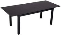 MR.DEKO Gartentisch Tarifa ausziehbar 160&ndash;210x90 cm Aluminium Keramik...