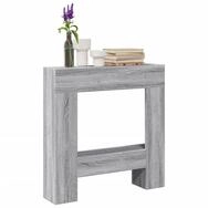 vidaXL Kaminumbauschrank Kaminumrandung Grau Sonoma 81x18x82 cm Holzwerkstoff
