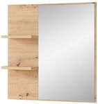 Innostyle Garderobenspiegel in Artisan Eiche Dekor- 78x80x17cm (BxHxT)