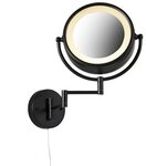 Qazqa Spiegelleuchte Vicino, LED fest integriert, Extra-Warmwei&szlig;, QAZQA