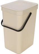 Brabantia M&uuml;lltrennsystem Sort & Go Abfallbeh&auml;l. Soft Beige 12 L
