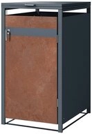 ML-DESIGN M&uuml;lltonnenbox M&uuml;llbox aus Stahl wetterfeste M&uuml;lltonnen Verkleidung