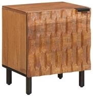 vidaXL Nachttisch Nachttisch Braun 40 x 33 x 46 cm Massivholz (1-St)