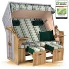 Strandkorb Hanse Strandkorb Strandkorb Ostsee XXL 2,5-Sitzer Volllieger Beige...