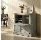 IDIMEX Hochschrank TEQUILA Weinschrank Mexiko M&ouml;bel Barschrank Hausbar...