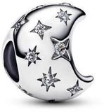Pandora Charm-Einh&auml;nger Charm Mondsichel Sternschnuppen Sterling-Silber...
