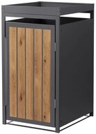 ML-DESIGN M&uuml;lltonnenbox M&uuml;llbox aus Stahl wetterfeste M&uuml;lltonnen Verkleidung