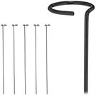 relaxdays Rankhilfe 6er Set Pflanzst&auml;be aus Metall