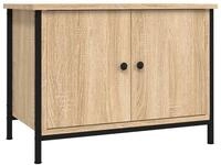 vidaXL TV-Schrank NA Lowboard Medienboard TV- Schrank TV-Wandschrank Sonoma...