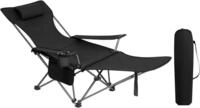 Woltu Campingstuhl (1 St), klappbar f&uuml;r Outdoor mit Armlehnen Getr&auml;nkehalter