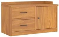 vidaXL Sitzbank Flurbank SANDNES 87x40x50 cm Massivholz Kiefer
