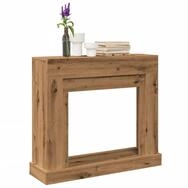 vidaXL Dekokamin, Kaminumrandung Artisan-Eiche 100x30x87,5 cm Holzwerkstoff