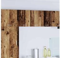 vidaXL H&auml;ngeschrank H&auml;ngeschrank Altes Holz und Wei&szlig; 30 x 31 x 40 cm...
