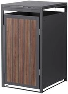 ML-DESIGN M&uuml;lltonnenbox M&uuml;llbox aus Stahl wetterfeste M&uuml;lltonnen Verkleidung