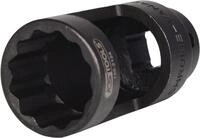 KS Tools Gabel- und Ringschl&uuml;ssel 1/2'' Einspritzd&uuml;sen-Stecknuss, 12-kant,...