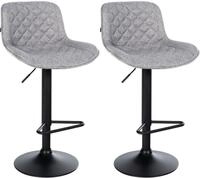 CLP Barhocker Kasson (Set, 2 St., 2er), mit stabilen Metallgestell