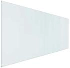 vidaXL Bodenplatte Feuerstelle Glasplatte Transparent 120 x 50 cm Glas, (1-St)