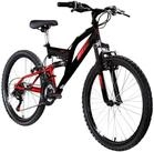 Galano Mountainbike FS240, 18 Gang Shimano Tourney Schaltwerk, Kettenschaltung,