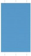 vidaXL Jalousie 120 x 200 cm Plissee Blau 120x200 cm Stoffbreite 119,4 cm...